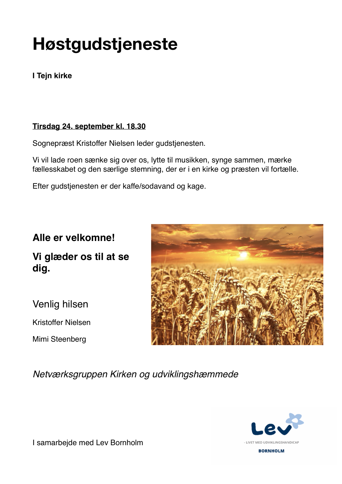 Høstgudstjeneste 2024.1
